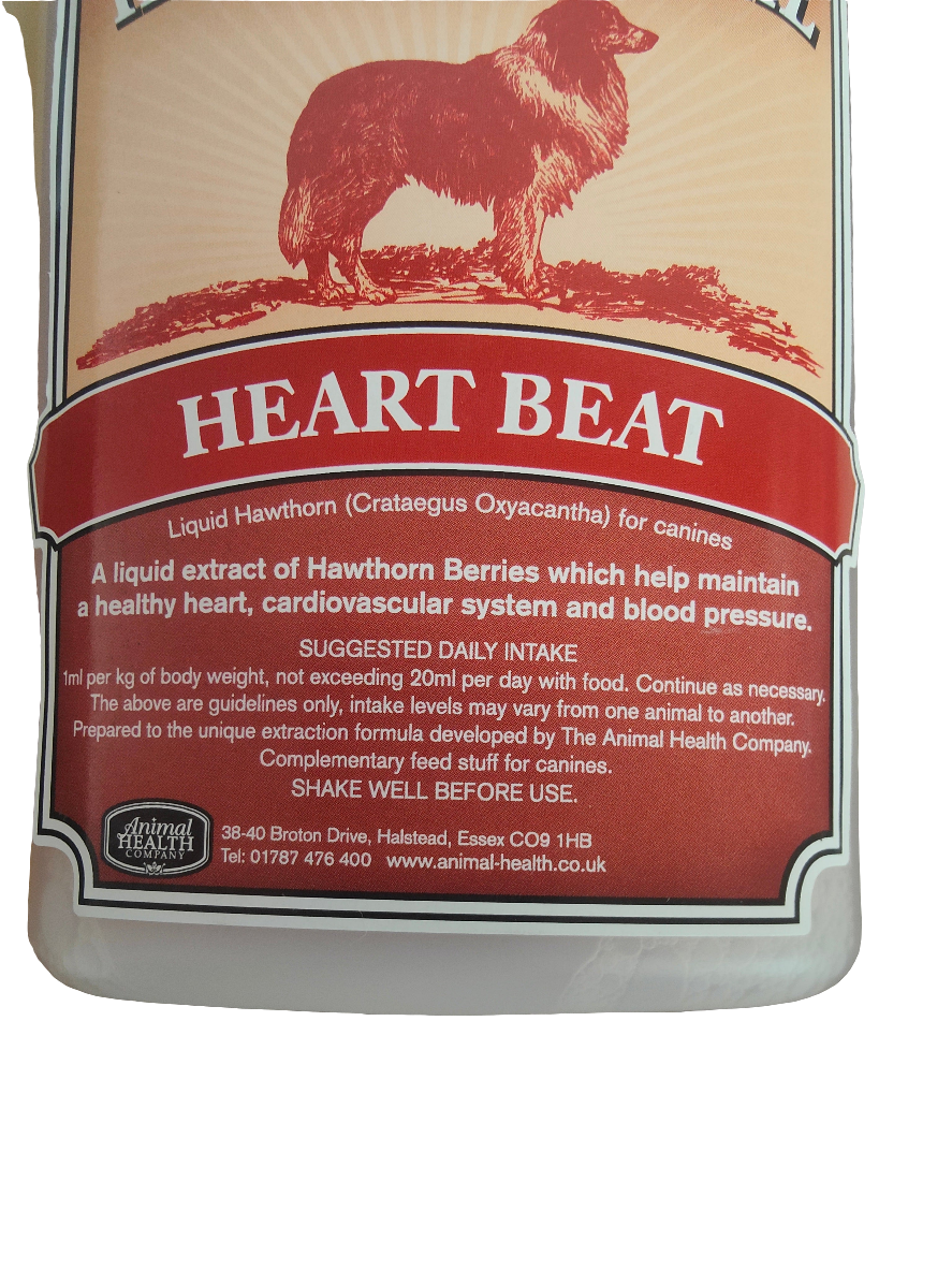 HeartBeat | Liquid Cardiac Supplement with Hawthorn Berries for Dogs by Animal Health Company