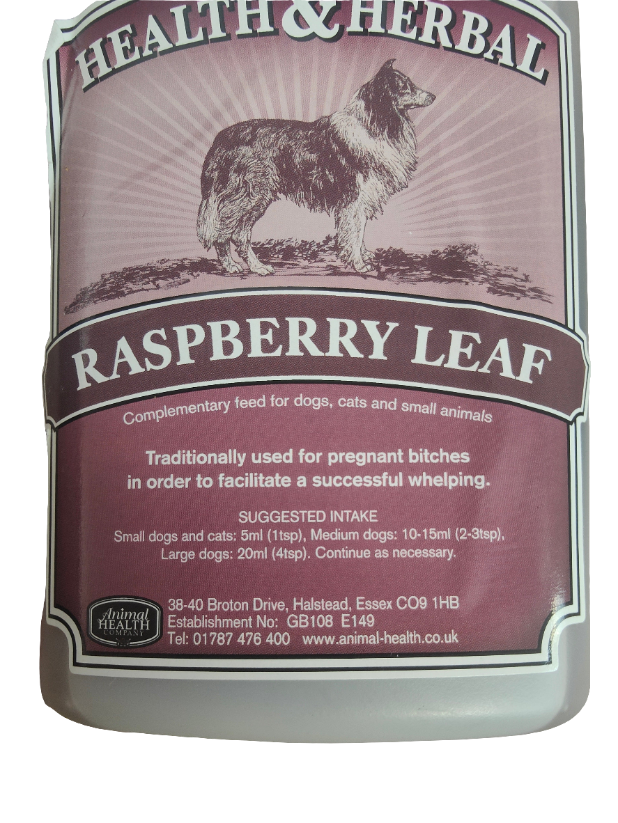 Raspberry Leaf | Hormone Supplement for Whelping & False Pregnancy by Animal Health Company