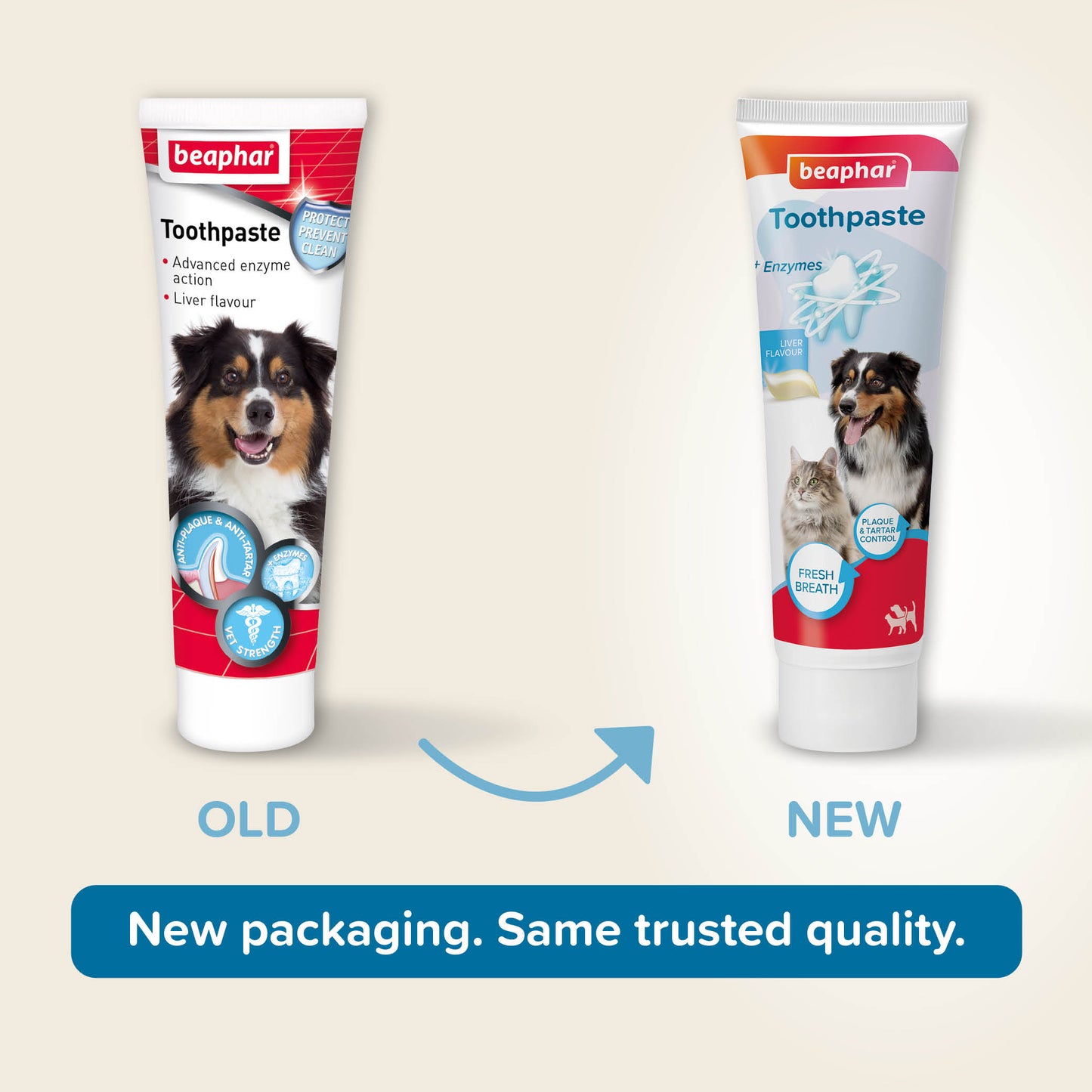 Beaphar | Dog Toothpaste | Fluoride Free Liver Flavour - 100g
