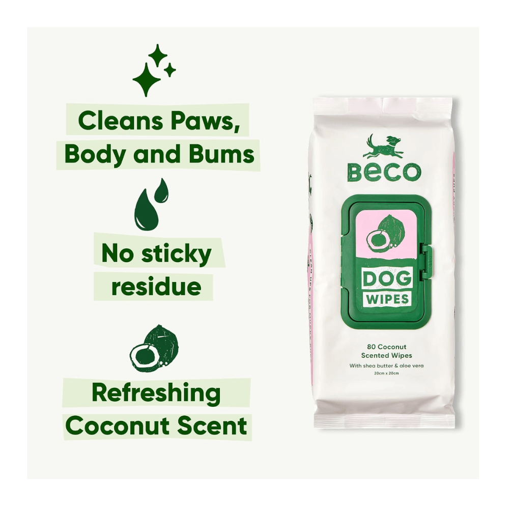 Beco Bamboo Wipes Coconut Scented 80pk