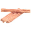 Two chicken and rice dog chew sticks placed on a white background.