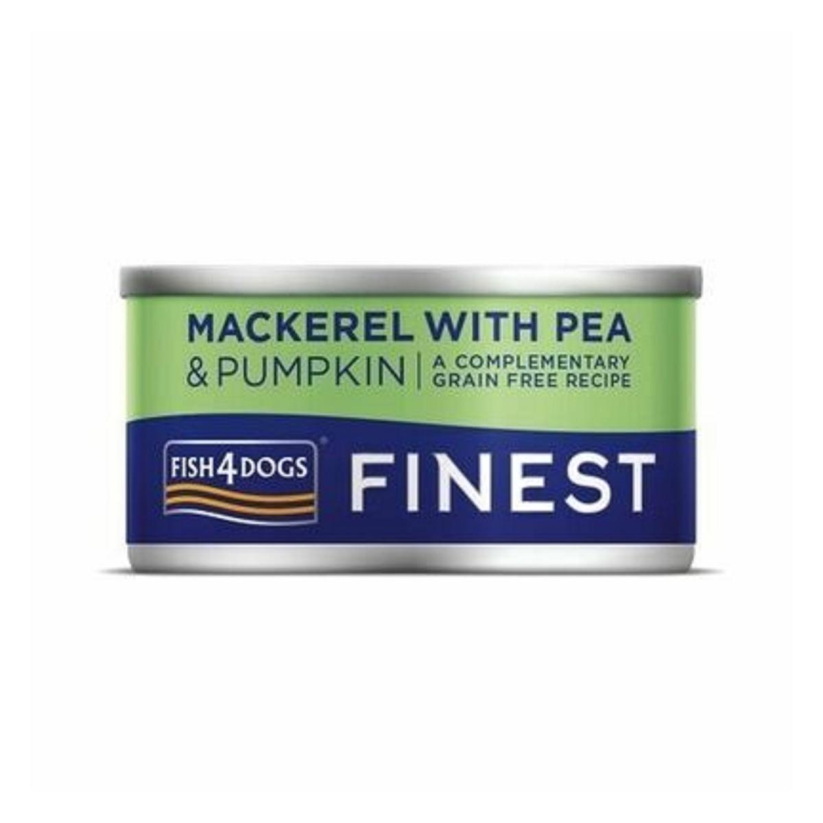 Fish4Dogs Finest | Wet Dog Food | Mackerel & Pumpkin - 85g