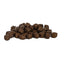 Dry kibble greyhound food. An image of the kibble inside a bag of Time greyhound food. 