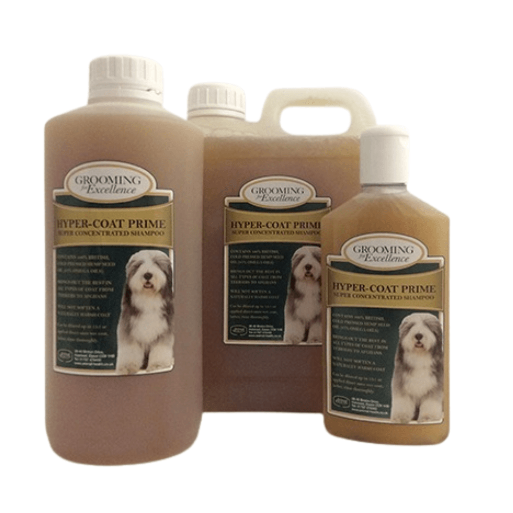Hyper Coat Prime Shampoo | Hemp Seed Oil Formula for Dog Grooming & Washing by Animal Health Company