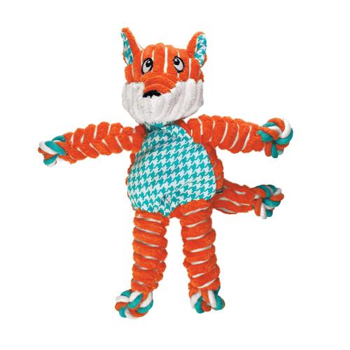 KONG Floppy Knots Fox | Soft Cord & Rope Dog Toy