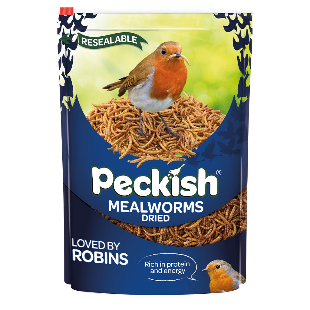 Peckish Dried Mealworms 175g | High Protein Wild Bird Food &  Treats