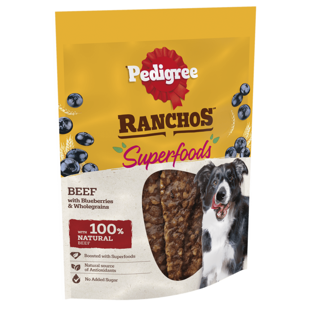 Pedigree Ranchos Superfoods Beef with Blueberries & Wholegrains Dog Treat - 70g