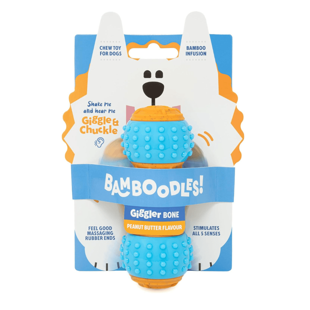 Bamboodles Giggle Dumbell- Peanut Butter