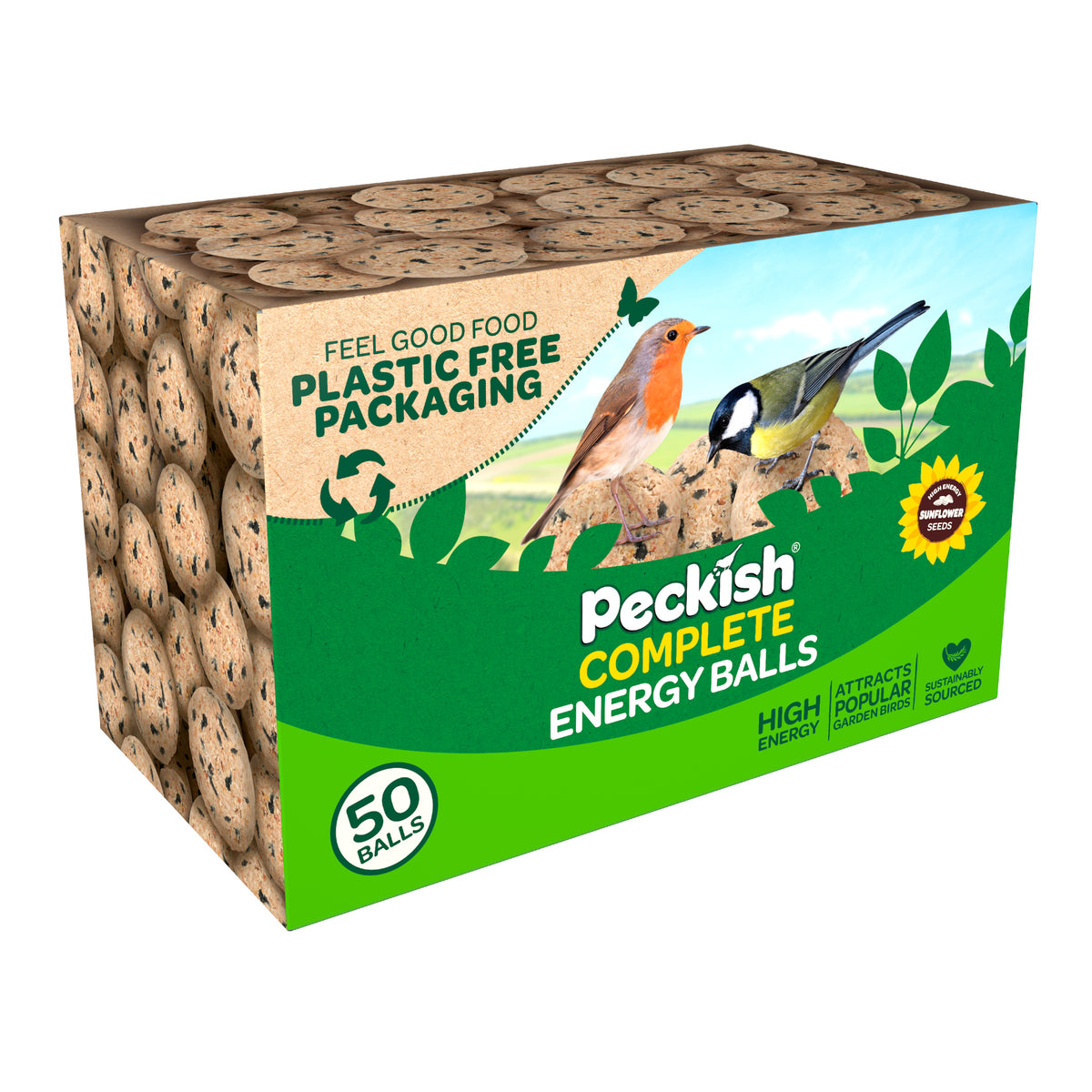 Peckish Natural Balance Energy Fat Balls | Tub or Box of 50