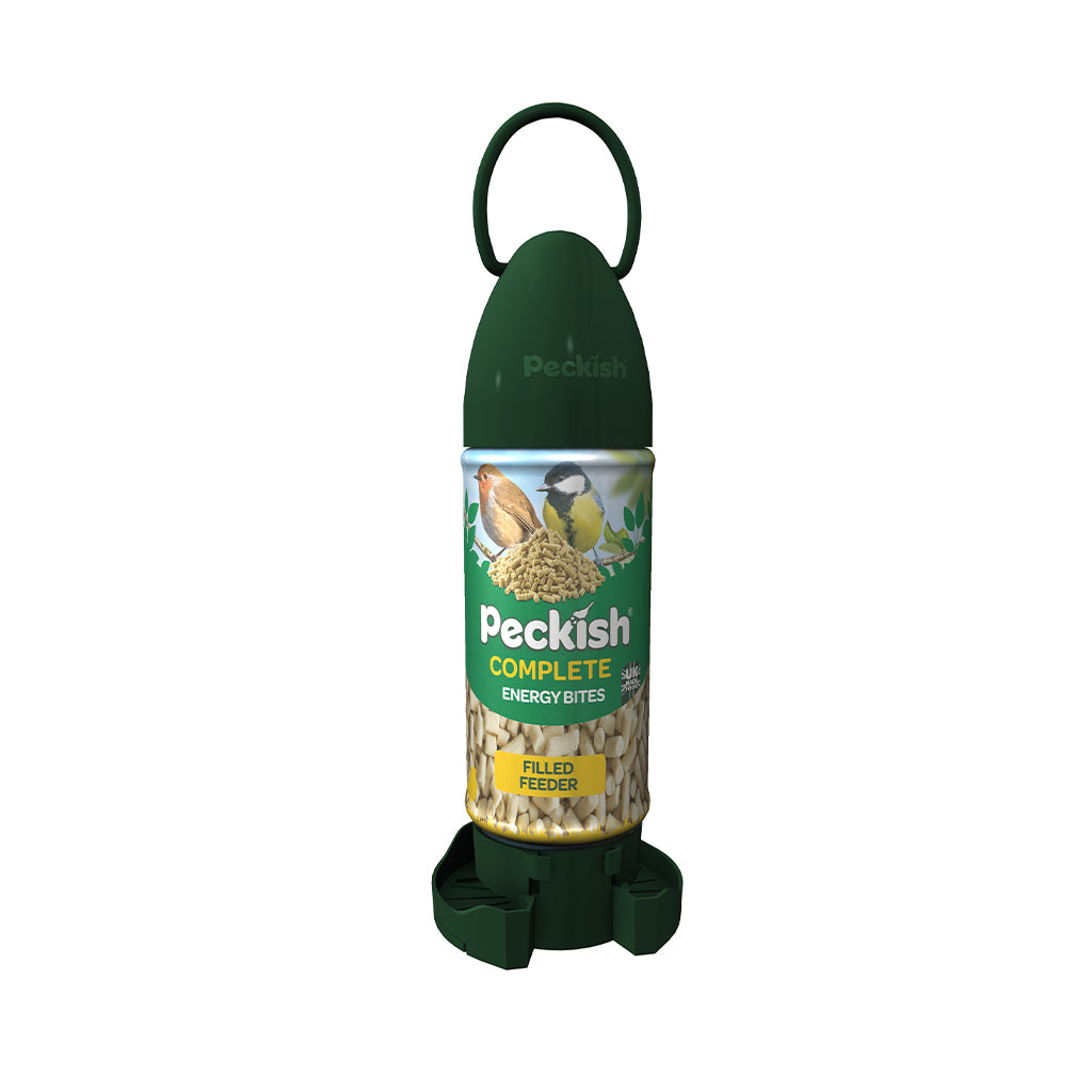 Peckish Complete Energy Bites Pre-Filled Bird Feeder (500g) | Ready To Use Wild Bird Food