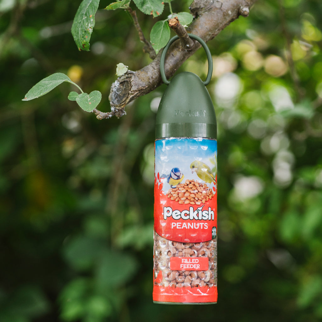 Peckish Peanut Feeder Pre-Filled | High Energy Bird Food