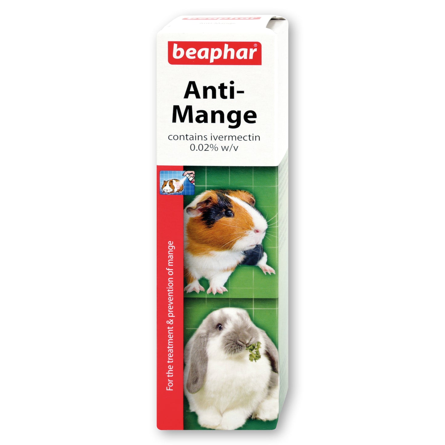 Beaphar Anti-Mange Spray for Rabbits, Guinea Pigs & Rats - 75ml