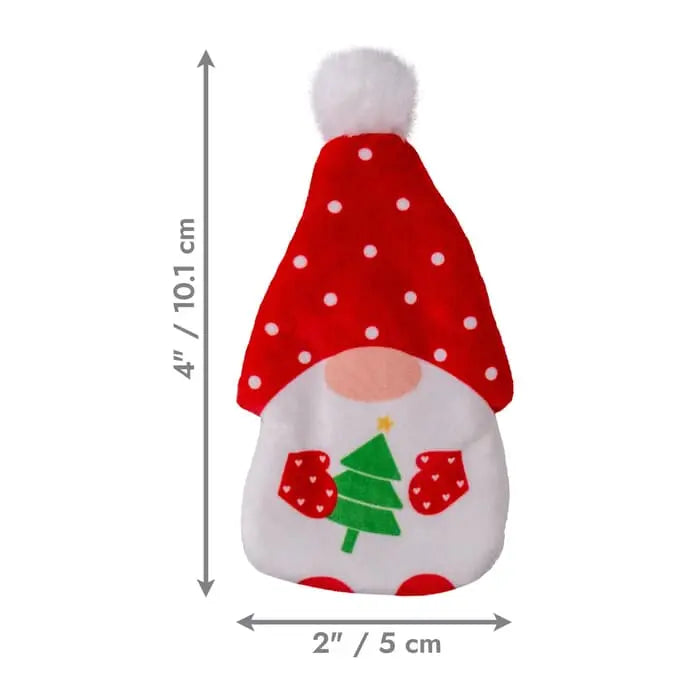 KONG Refillables Christmas Cat Toy Gnome Catnip 