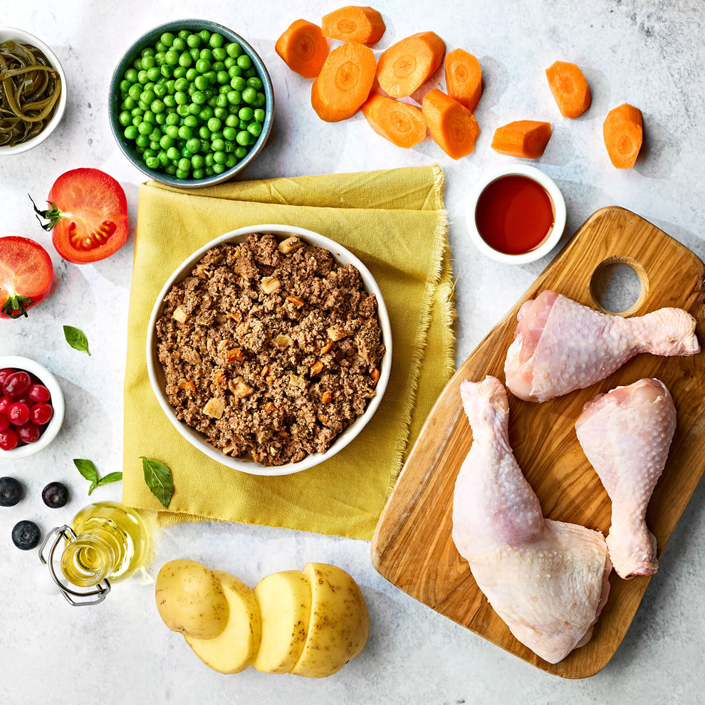 Naturo Chicken with Potato & Vegetables 🐔 Grain Free Wet Dog Food Tray - 400g