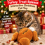 Turkey Treat Release 🦃 Interactive Christmas Cat Toy by Happy Pet