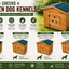 Outdoor Wooden Dog Kennel & Weatherproof Pet Shelter