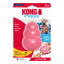 Kong Puppy dog toy packaging with a pink toy and text on a white background