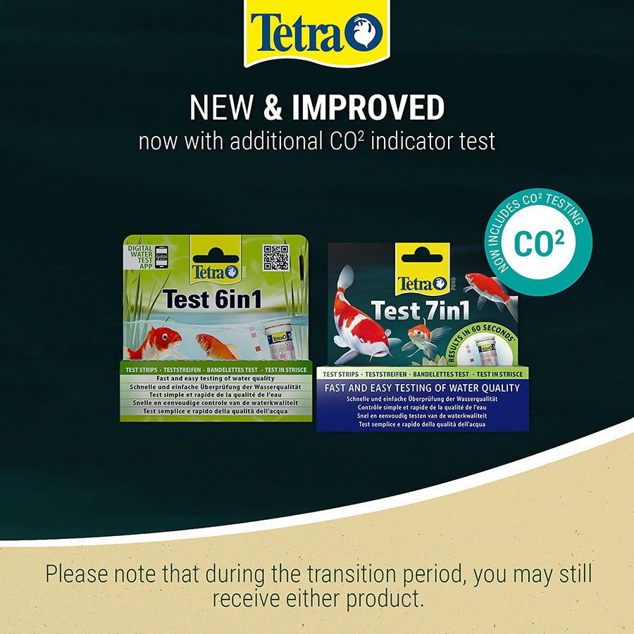 Tetra Pond Water Test Kit 7 in 1 - 25 Strips