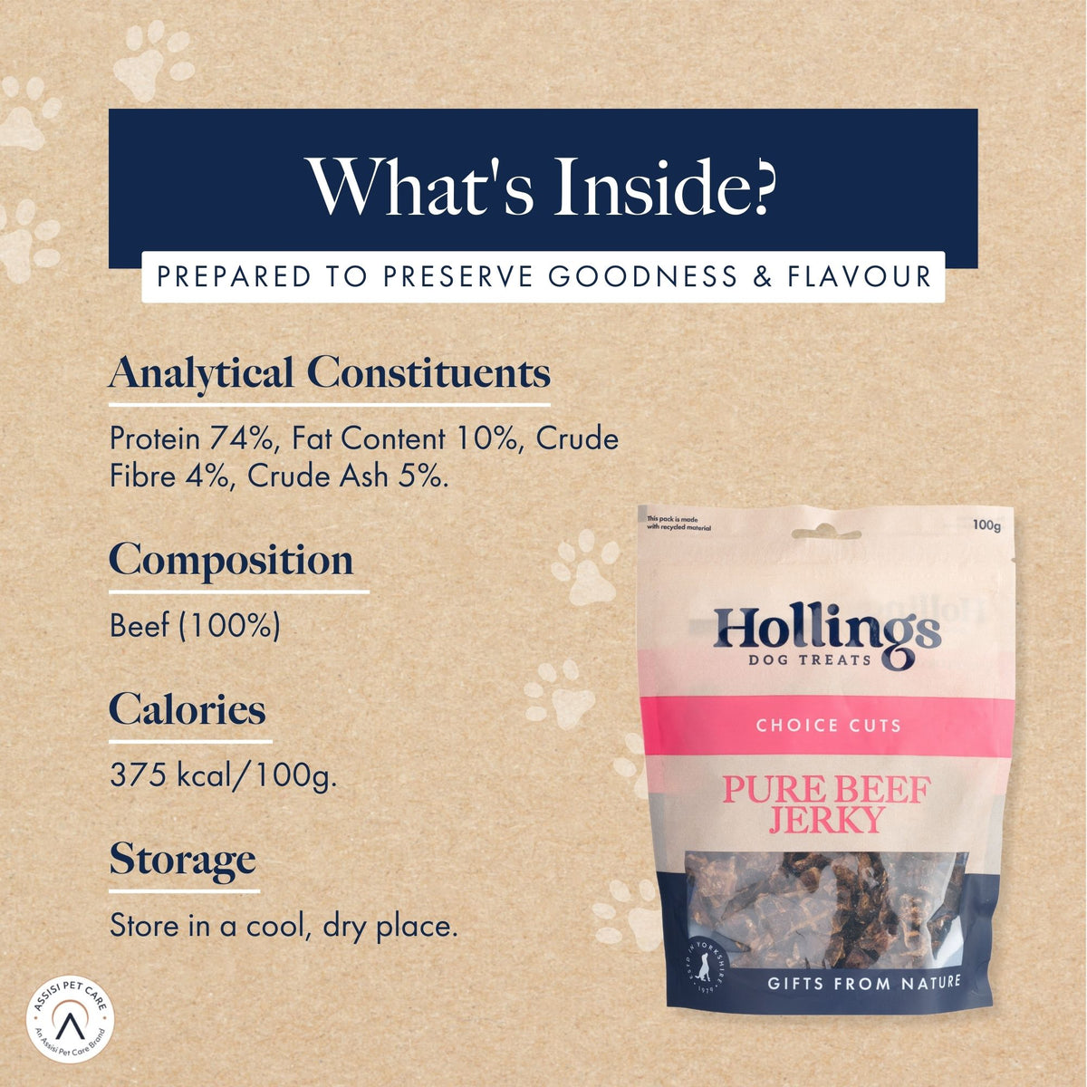 Hollings Jerky for Dogs 🐮 100% Natural Beef Treats