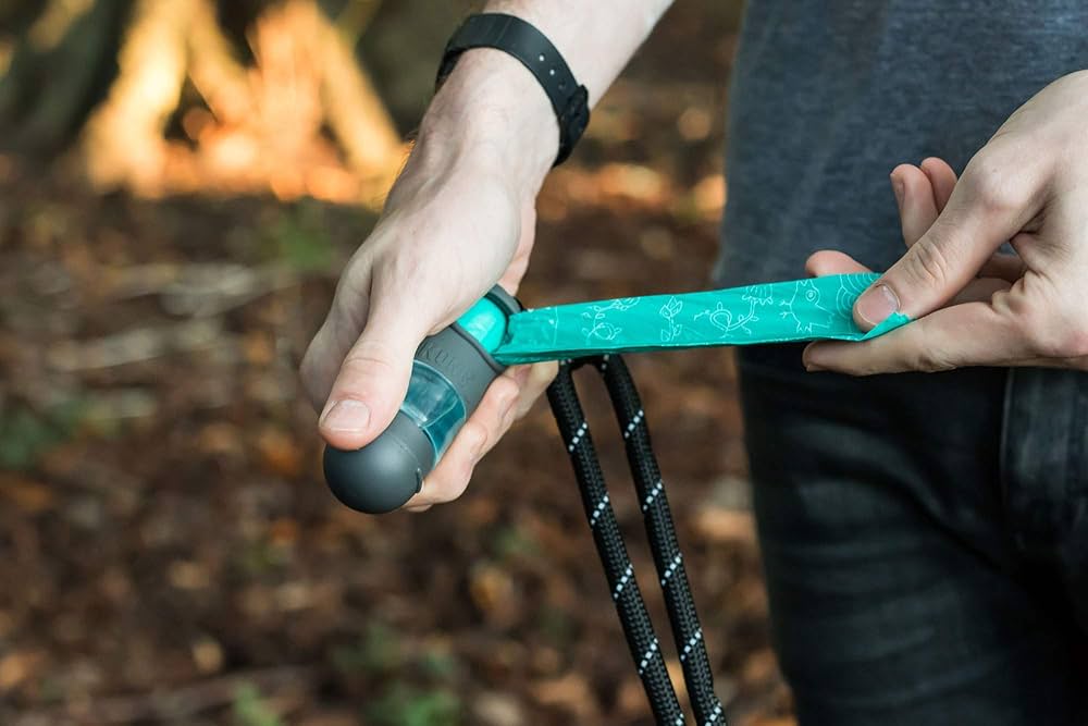 KONG | HandiPOD Mini Dog Walking Starter Kit with Poop Bags, Torch & Hand Sanitiser