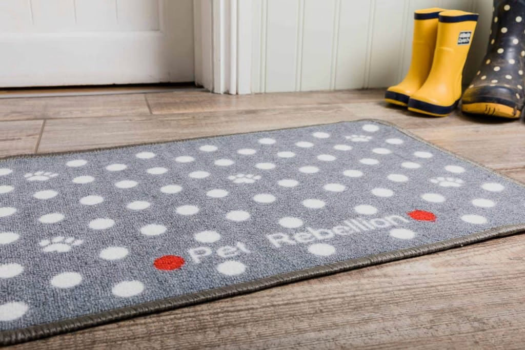 Dinner Mate Absorbent Food & Water Bowl Mat by Pet Rebellion