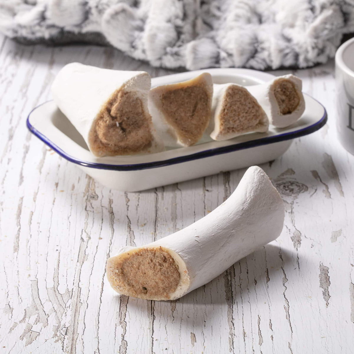 Hollings Lamb & Rice Filled Beef Bone for Dogs Natural Treat