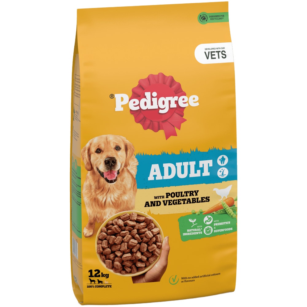 Pedigree Adult Poultry & Vegetables 🐔 Dry Dog Food