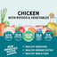 Naturo Chicken with Potato & Vegetables 🐔 Grain Free Wet Dog Food Tray - 400g