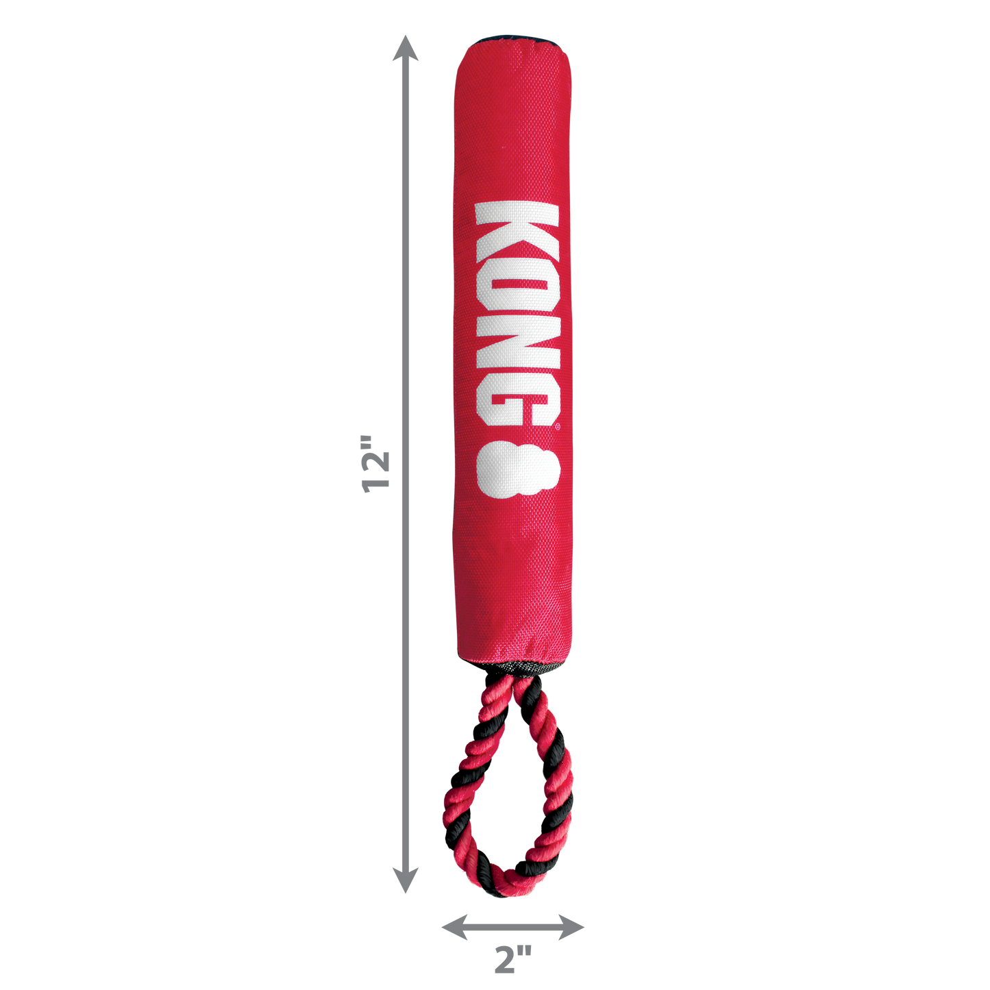 KONG Signature Stick With Rope | Dog Throw & Fetch Toy