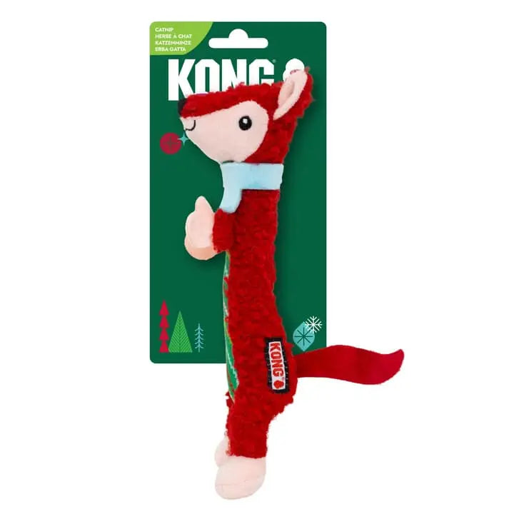 KONG Holiday Luvs Fox Red 🎄 Christmas Cat Toy