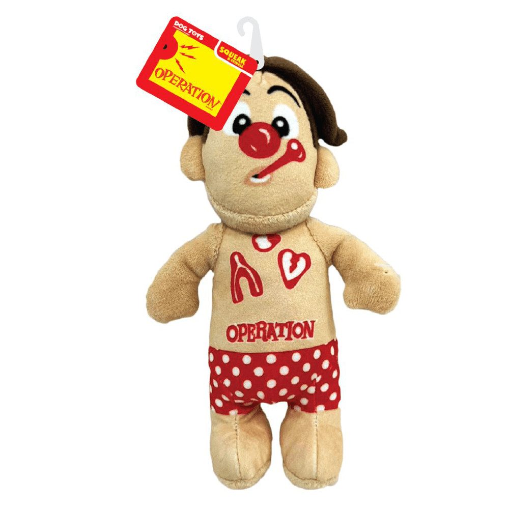Hasbro | Squeak & Crinkle Dog Toy | Operation Cavity Sam