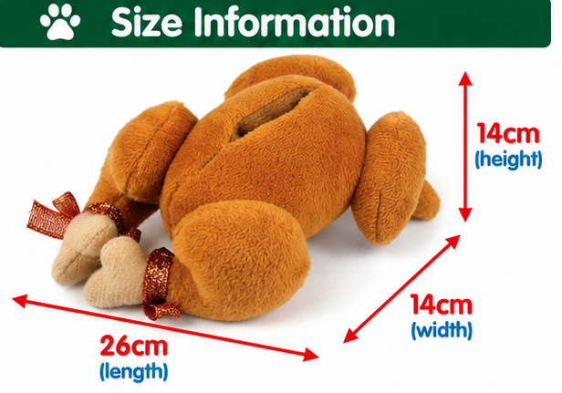 Turkey Treat Release 🦃 Interactive Christmas Cat Toy by Happy Pet