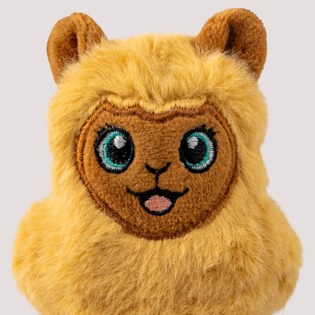 KONG Snuzzles Llama Mini | Plush Squeaky Toy for Small Dogs
