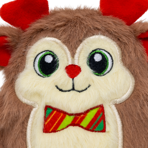 KONG Holiday Snuzzle Bow Tie Reindeer 🦌 Christmas Dog Toy