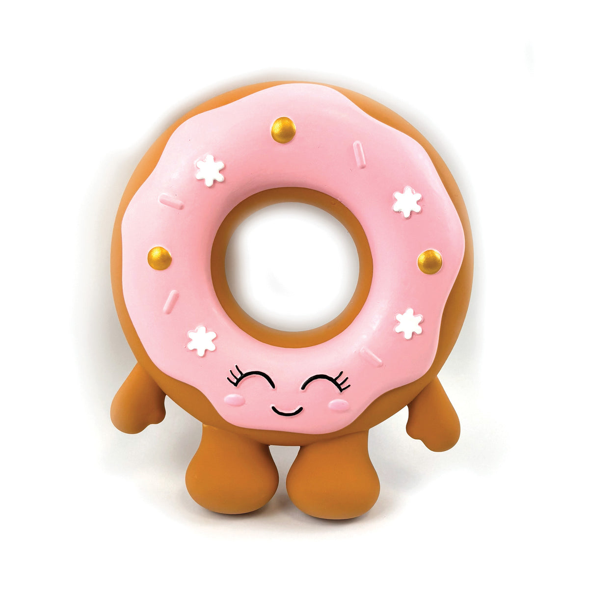Giant Festive Donut Latex 🍩 Dog Toy by Happy Pet