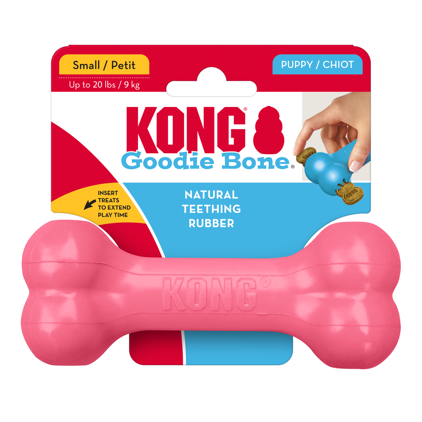 KONG Puppy Goodie Bone | Dog Chew Toy for Teething Puppies