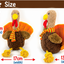Tommy Turkey 🦃 Plush Christmas Dog Toy by Happy Pet