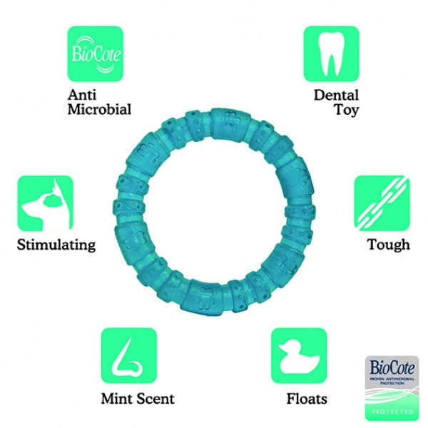 BioSafe | Germ Safe Puppy Ring Dog Toy