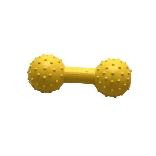 Happy Pet | Studded Dumbell | Tough Rubber Dog Toy