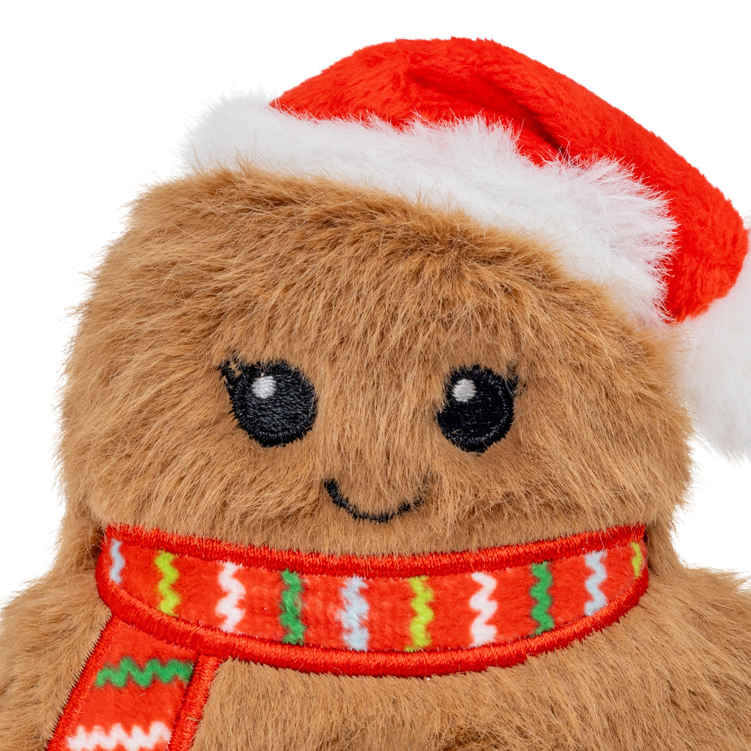 KONG Holiday Snuzzles Mini Santa Gingerbread 🧑‍🎄 Christmas Dog Toy