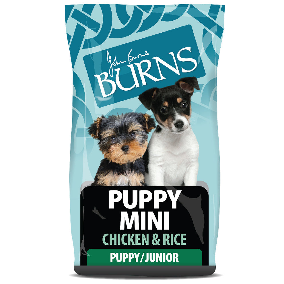 Burns Mini Puppy Chicken & Rice 🐔 Original Holistic Gluten Free Dry Food for Small Breed Dogs