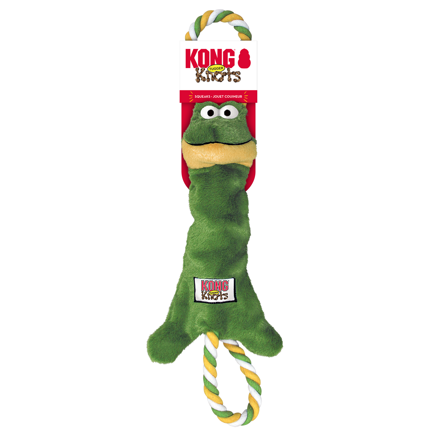 KONG Tugger Knots | Rope & Plush Tug Dog Toy