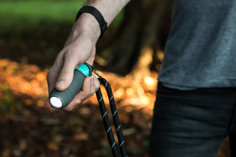 KONG | HandiPOD Mini Dog Walking Starter Kit with Poop Bags, Torch & Hand Sanitiser
