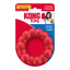 Red KONG dog toy with packaging on a white background