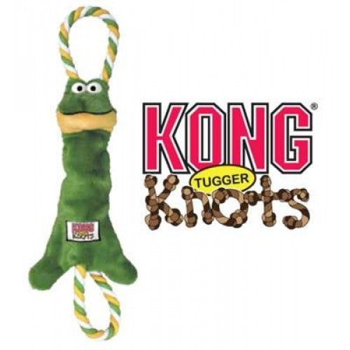 KONG Tugger Knots | Rope & Plush Tug Dog Toy