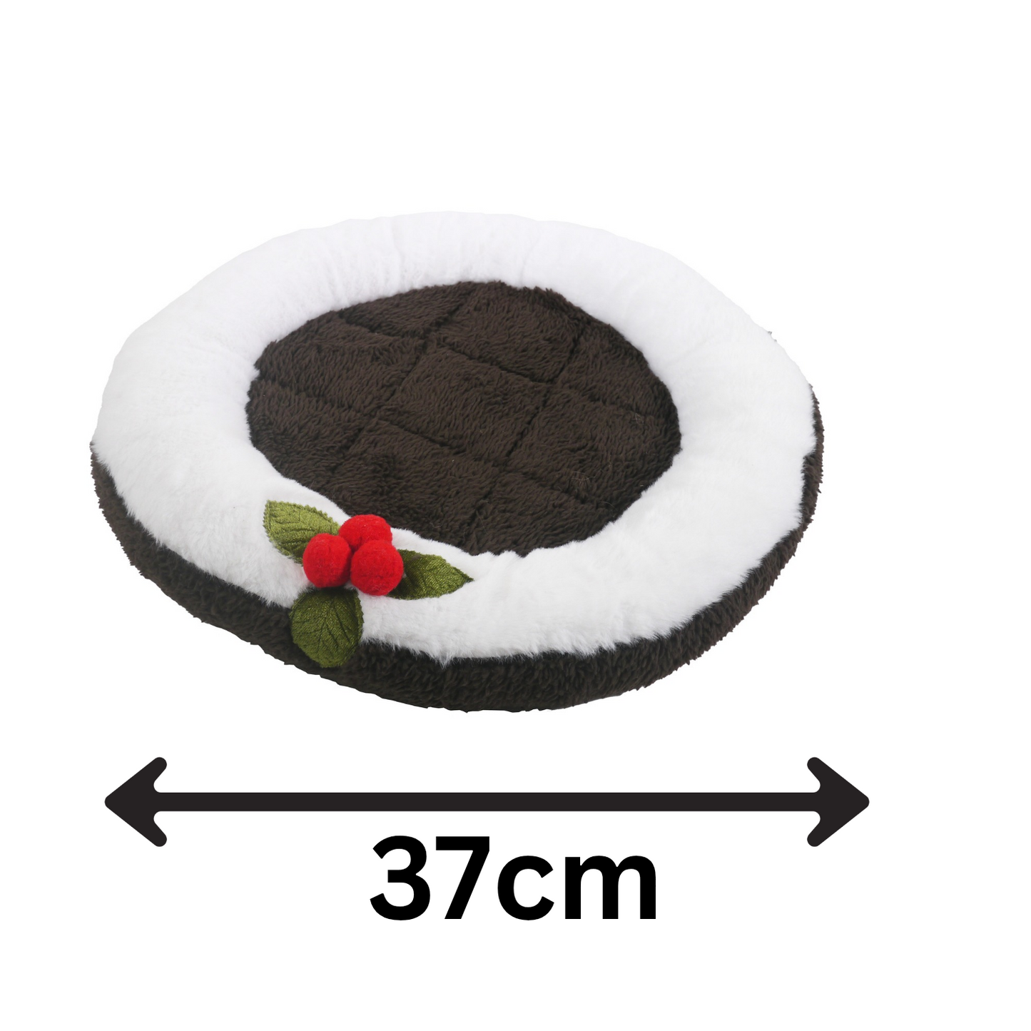Rosewood Festive Pudding Snuggle Bed | Small Pet & Cat Christmas Gift
