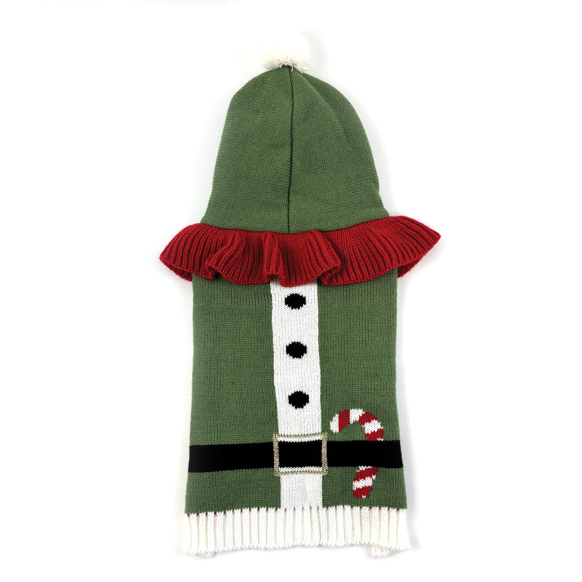 Elf Hooded Sweater 🧑‍🎄 Dog Christmas Jumper by Happy Pet