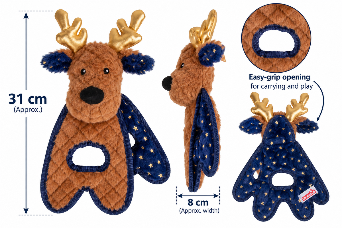 Ren Reindeer 🦌 Christmas Dog Toy by Cupid & Comet