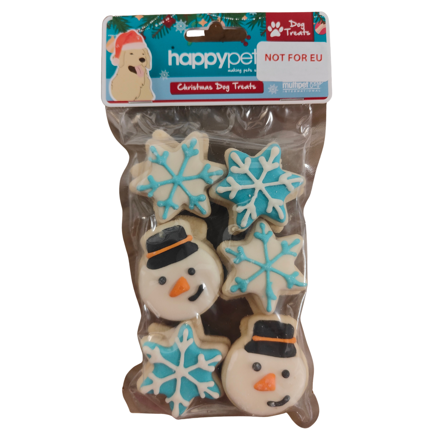Happy Pet Snowy Days Festive Biscuits | Christmas Dog Treat