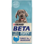 Purina BETA Large Breed Puppy food packaging with a puppy on a blue background